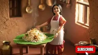 Miniature woman making biriyani. Village cooking. Asmr. 