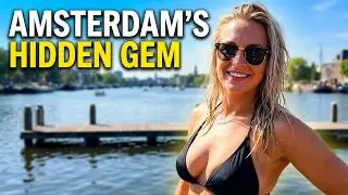ЖАРКАЯ ПРОГУЛКА ПО ПЛЯЖУ 🍑 Скрытая жемчужина Амстердама 😈 4K 60FPS | Не пропустите!