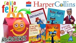 Cajita Feliz - Colección de McLIBROS Harper Collins | McDonald´s USA Marzo (2023) - TOY SHOTS