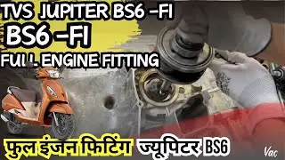 TVS JUPITER  BS6 FULLENGINE FITTING,TVS JUPITER  BS6 FULL ENGINE REBUILT-VISHWAKARMA AUTO CENTER