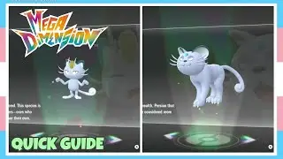 How To Evolve Alolan Meowth Into Alolan Persian In Pokemon Legends ZA *Mega Dimension* | Quick Guide