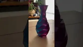 Low Poly Vase 3D Print with #silkfilament  | @3digital_art