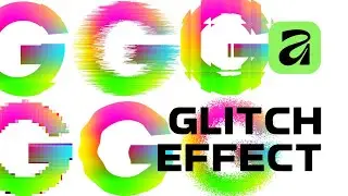 Tutorial Affinity Canva, Cara Membuat Desain Efek Glitch