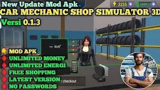 CAR MECHANIC SHOP SIMULATOR 3D MOD APK 0.1.3 | UNLIMITED MONEY & ENERGI | FREE SHOPPING