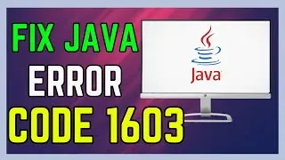 How To Fix Java Error Code 1603 - (Full Guide 2024!)