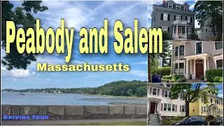 [4K] 🚗🇺🇸 PEABODY and SALEM Driving Tour | Massachusetts | USA