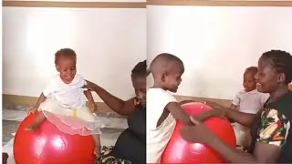 Unboxing My Exercise Ball Gift 😍 | Simple Home Fitness 