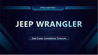 How To Install Seat Covers for JEEP WRANGLER - #caraccessories #installation #jeepwrangler