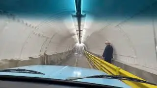 Driving through the old Daytona tunnel