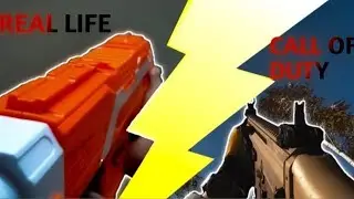 MODERN WARFARE reloads with Nerf guns