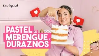 PASTEL CHAJÁ el pastel más famoso de Uruguay | Caro Espinal | Pastel de duraznos con merengue