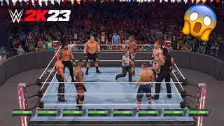 WWE 2K23 - HBK v Roman v Lesnar v Batista v Orton v Edge v  Undertaker - Elimination Match