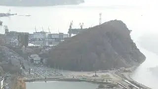 Петропавловск-Камчатский. Центр часть города. Обзор с сопки Мишенная, 07.10.2024