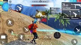 Free Fire MP40 1 vs 2 Excellent Fight with Pro Players | Diamond FF