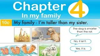 English Grade 7 Chapter 4 Unit 10, 10c. I'm Taller Than My Sister