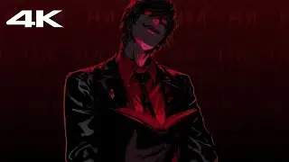 1 Hour loop - 4k HD -Death Note Light Live Wallpaper & Screensaver #anime