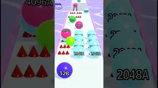 Ball run 😍 #140 #shorts #shortsfeed #ballrun2048