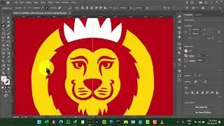 HUNGRY LION logo tracing in #adobeillustrator