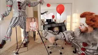 CREEPY PENNYWISE REACTION!