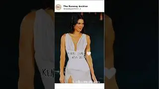 Kendall Jenner in Red 🔥 | The Moment That Stole the Runway #kendalljenner #runway