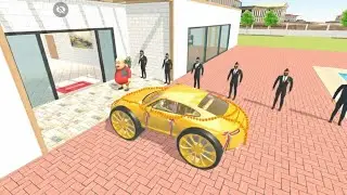 🤩Franklin Ki Golden Porche Aa Gayi! 😍 New House Puja 🛐in ITA