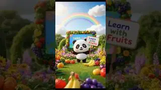 🌈 Learn colors with fruits 🍓| color learning #shorts #colors