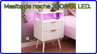 RESE&Ntilde;A (2025) : Mesita de noche JOONEE LED.. DETALLES ESENCIALES