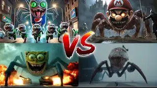⚡Pepsi Eater vs Mario Monster vs SpongeBob vs Infected Sky🌪️ | Epic Monster Battle🔥