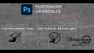 History Brush Tool & Art History Brush Tool | Adobe Photoshop Tutorials In Urdu: Lesson-15