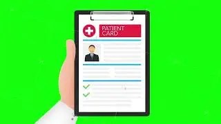 Clipboard in doctors hand. Make notes in patient card. medical report. analysis or prescription