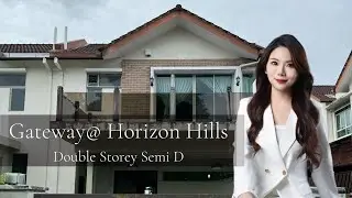 【JB Property🏡新山地产】GATEWAY @ HORIZON HILLS 全场最便宜的双层SEMI D🔥屋子后面是JOGGING PATH🏃‍♀️宁静小区