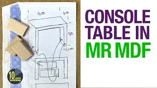 I Make A Console Table from MR MDF  [video #401]
