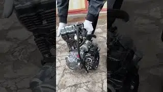 Loncin Xuanjian 300 water-cooled three-wheeled motorcycle engine #three-wheeled motorcycle engine