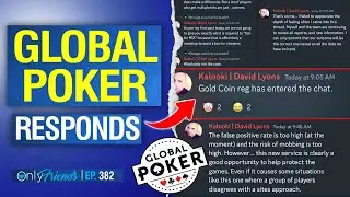 Global Poker's ABSURD response to CHEATING ALLEGATIONS | Only Friends Ep #382 | S4Y