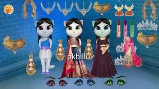 3 talking tom female ne haarsinghaar kia.#pkbillu