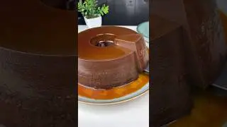 Pudim de chocolate lisinho e cremoso