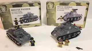 Battle Brick Customs - Panzer and Sherman tank REVIEW 2020