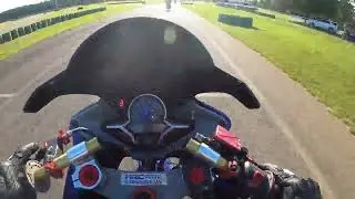 CBR250R on the kart track