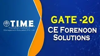 GATE-20 CE(Forenoon) Solutions | Fluid Mechanics | Open Channel Flow | Civil Engineering 8