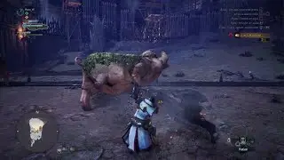 Monster Hunter World pigs mosswine arena