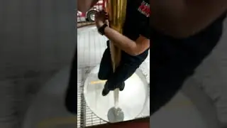 Fireman pole demonstration