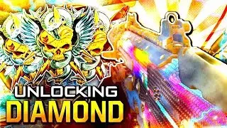 UNLOCKING DIAMOND CAMO WITH A NUCLEAR IN COD BO4! DIAMOND CAMO REACTION!