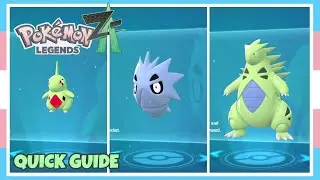 How To Evolve Larvitar Into Pupitar Into Tyranitar In Pokemon Legends ZA | Quick Guide