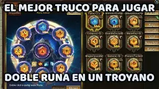 EL MEJOR TRUCO PARA JUGAR DOBLE RUNA CON UN TROYANO // CONQUISTA3.0