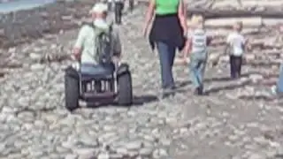 Segway&reg; Wheelchair Conversion Kit at the Beach!