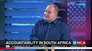 Does South African society have a problem with accountability?