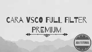 Cara VSCO mendapatkan full filter premium semua versi [ROOT]