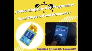ND900 Mini Read Chips + Read Frequency via Hua Shi Locksmith