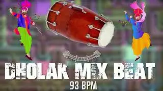 New Song Beat || Free Punjabi Dhol Dholak Mix Beat || Punjabi 93 BPM Mix Beat By Shyam Verma
