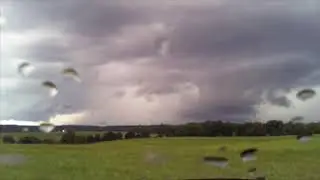 Counter-rotating wall clouds Bedford County VA 6/22/18